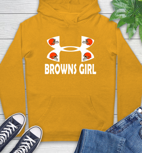 NFL Cleveland Browns Girl Under Armour Football Sports Hoodie 2