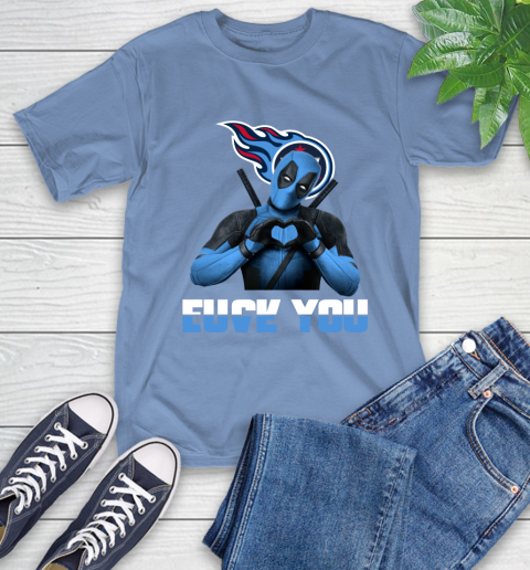 NHL Tennessee Titans Deadpool Love You Fuck You Football Sports T-Shirt 12