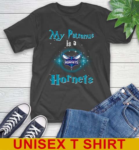 NBA Basketball Harry Potter My Patronus Is A Charlotte Hornets T-Shirt