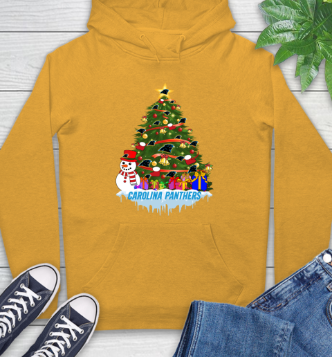 Carolina Panthers Merry Christmas NFL Football Sports Hoodie 3
