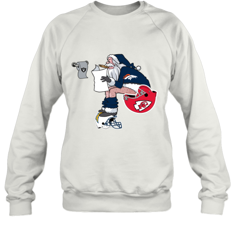 Santa Claus Denver Broncos Shit On Other Teams Christmas Sweatshirt