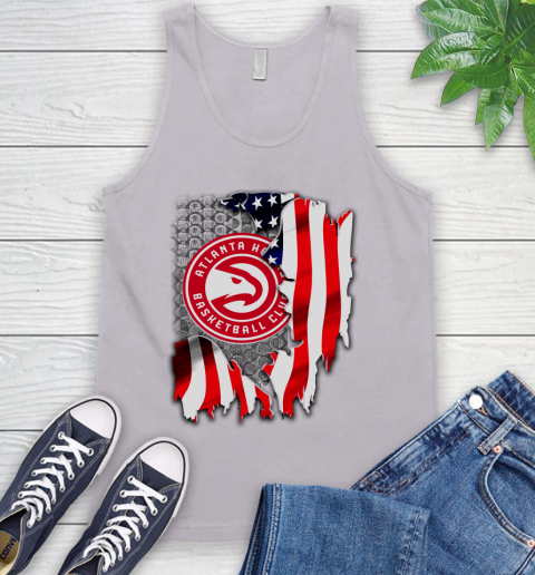 Atlanta Hawks NBA Basketball American Flag Tank Top 3