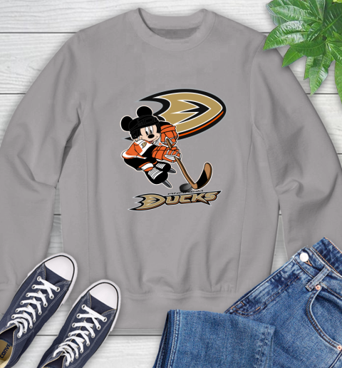 NHL Anaheim Ducks Mickey Mouse Disney Hockey T Shirt Sweatshirt 5