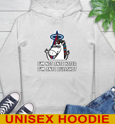Los Angeles Angels MLB Baseball Unicorn I'm Not Anti Hater I'm Anti Bullshit (1) Hoodie
