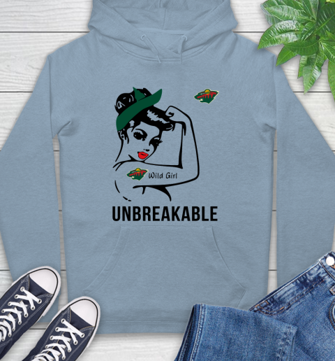 NHL Minnesota Wild Girl Unbreakable Hockey Sports Hoodie 6