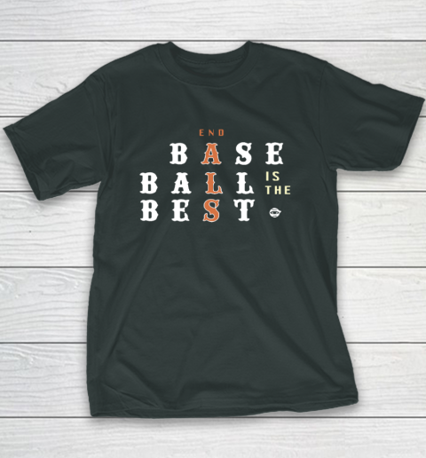 End ALS Baseball Is The Best Youth T-Shirt 3