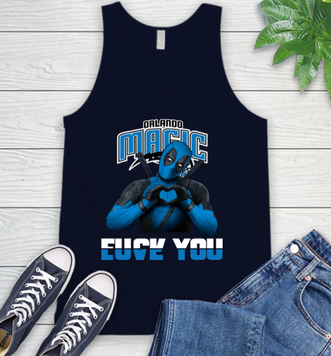 NBA Orlando Magic Deadpool Love You Fuck You Basketball Sports Tank Top 2