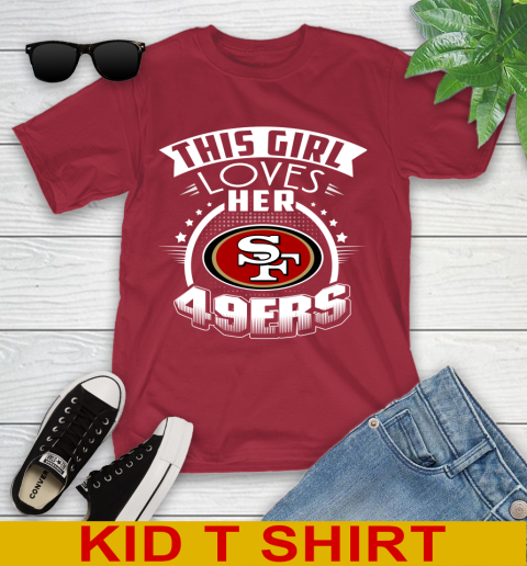 San Francisco 49ers NFL Football This Girl Loves Her Team 108