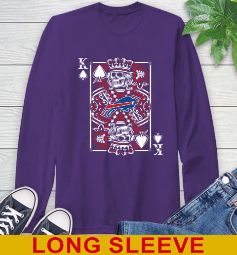 Buffalo Bills NFL Football The King Of Spades Death Cards Shirt Long Sleeve T-Shirt 5