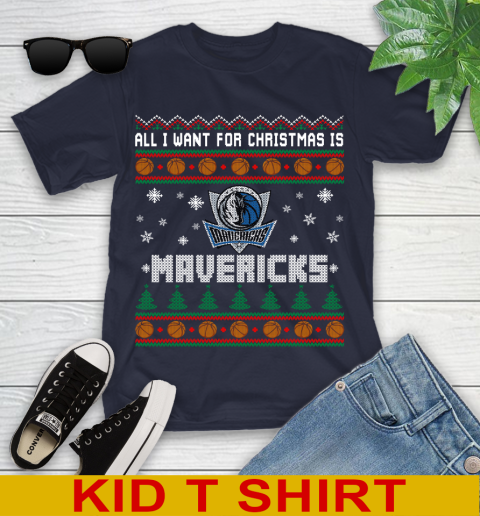 NBA Basketball All I Want For Christmas Is Dallas Mavericks 98