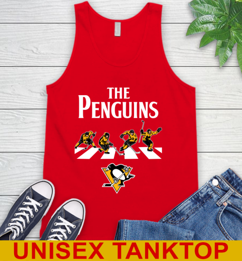 NHL Hockey Pittsburgh Penguins The Beatles Rock Band Shirt Tank Top 5
