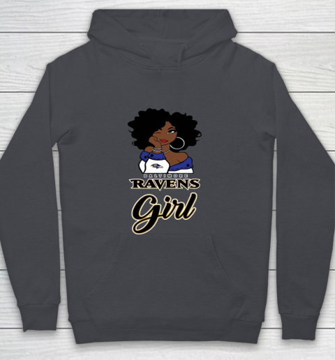 Baltimore Ravens Girl NFL Youth Hoodie 7
