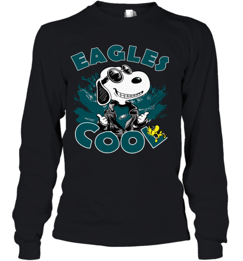 Philadelphia Eagles Snoopy Joe Cool We're Awesome Youth Long Sleeve