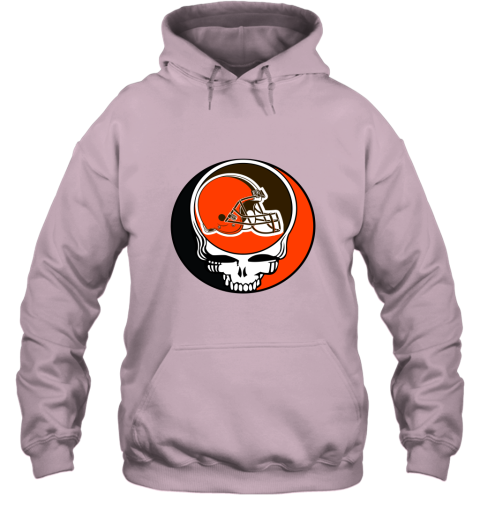 NFL Team Cleveland Browns x Grateful Dead Logo Band Hoodie