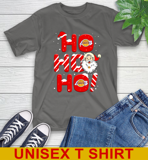 Los Angeles Lakers NBA Basketball Ho Ho Ho Santa Claus Merry Christmas Shirt T-Shirt 10