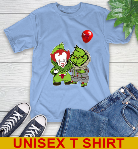 Chicago Bulls Baby Pennywise Grinch Christmas NBA Basketball T-Shirt 11