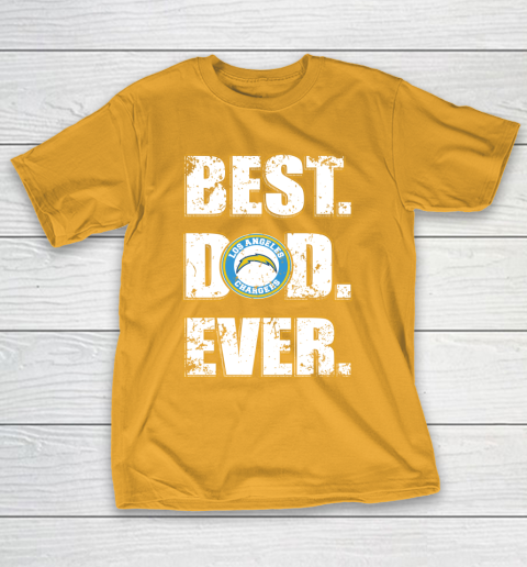 NFL Los Angeles Chargers Football Best Dad Ever Family Shirt T-Shirt 2