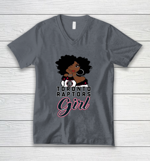 Toronto Raptors Girl NBA V-Neck T-Shirt 5