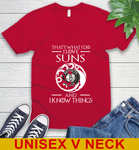Brooklyn Nets NBA Basketball That's What I Do I Love My Team And I Know Things Game Of Thrones 52