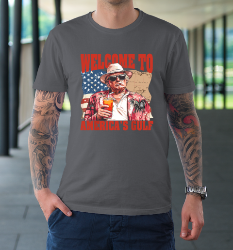 President Trump Welcome To America's Gulf Mexico T-Shirt 6
