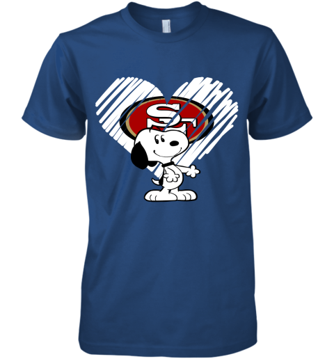 vtuc a happy christmas with san francisco 49ers snoopy premium guys tee 5 front royal