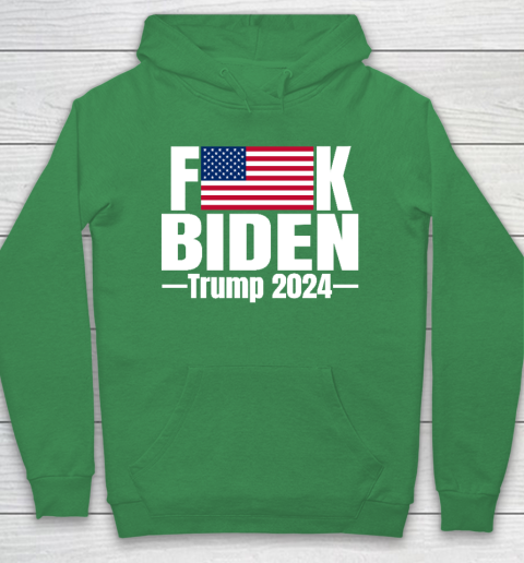 Fuck Biden American Flag Trump 2024 Hoodie 5