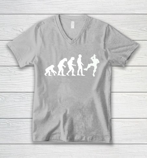 Fortnite Tshirt Human Evolution Take That L Emote Dance V-Neck T-Shirt 3