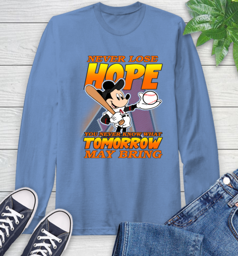 Arizona Diamondbacks MLB Baseball Mickey Disney Never Lose Hope Long Sleeve T-Shirt 12