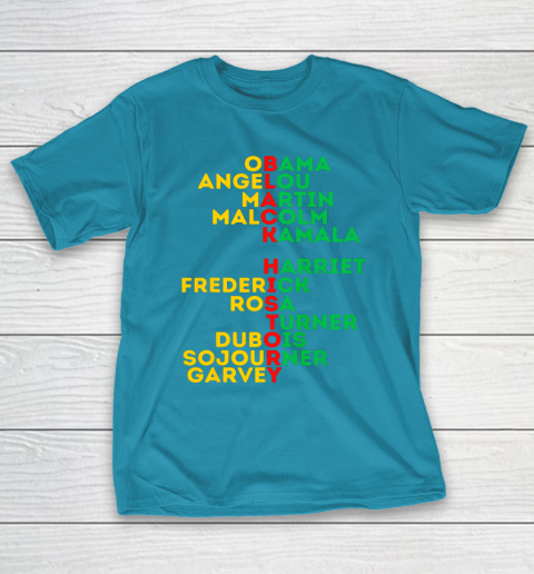 Black History Month Dream Like Leaders African American Love T-Shirt 7