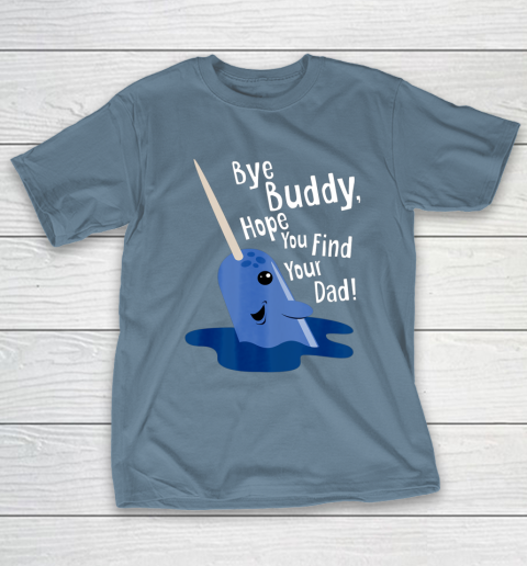 Bye Buddy Narwhal Elf Funny Christmas Holiday Gift T-Shirt 6