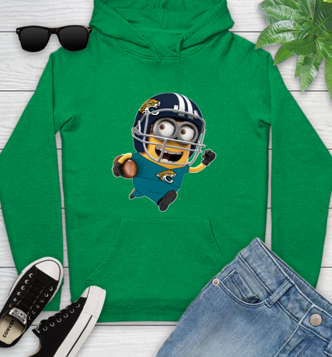 NFL Jacksonville Jaguars Minions Disney Football Sports Youth Hoodie 7