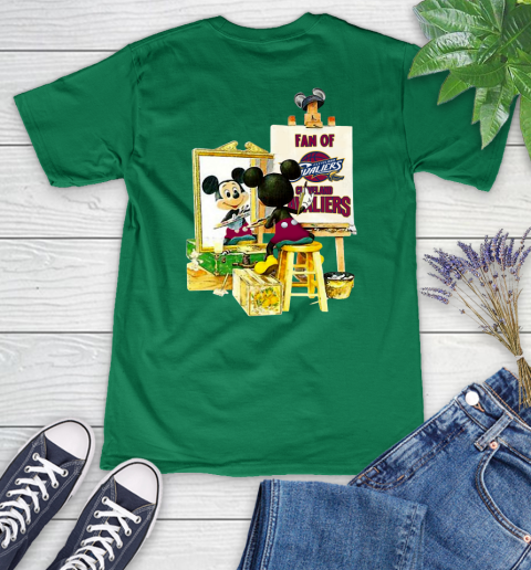 NBA Basketball Cleveland Cavaliers Mickey Drawing Shirt 75