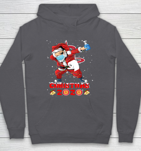 Houston Rockets Funny Santa Claus Dabbing Christmas 2020 NBA Hoodie 4
