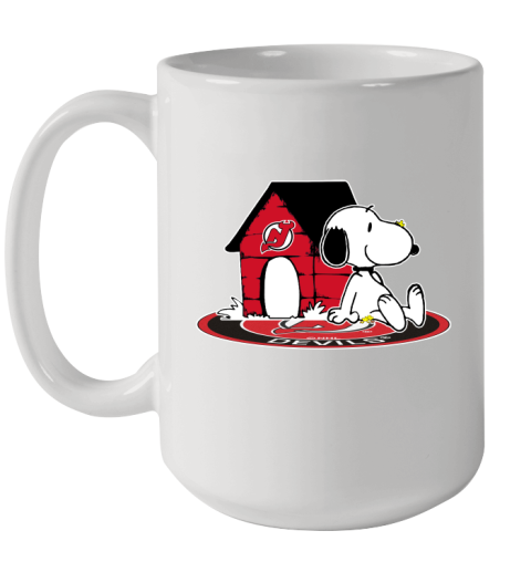NHL Hockey New Jersey Devils Snoopy The Peanuts Movie Shirt Ceramic Mug 15oz