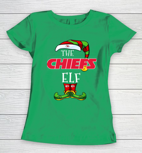 Kansas City Chiefs Christmas ELF Funny NFL Women's T-Shirt 6 Kansas City Chiefs Christmas ELF Funny NFL Women's T-Shirt - Image 6