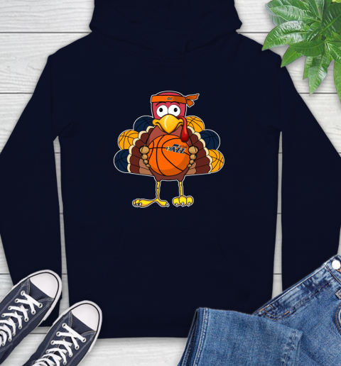 Utah Jazz Turkey thanksgiving day Hoodie 4