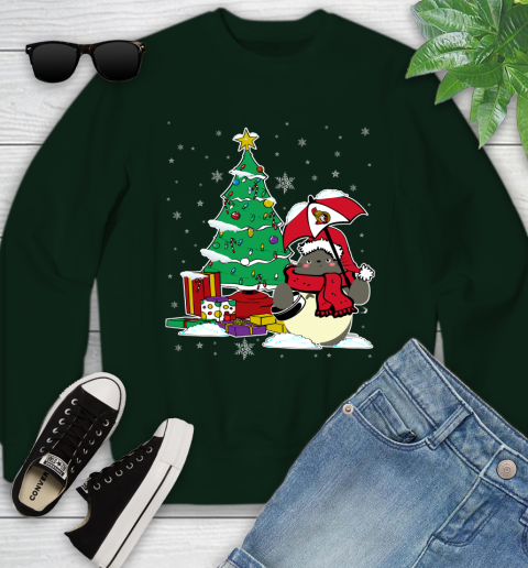 Ottawa Senators NHL Hockey Cute Tonari No Totoro Christmas Sports Youth Sweatshirt 9