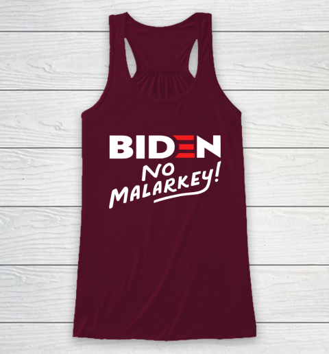 Biden No Malarkey Racerback Tank 2