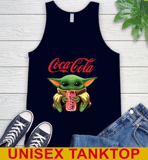 Star Wars Baby Yoda Hugs Coca Cola Soft Drink Shirt 72