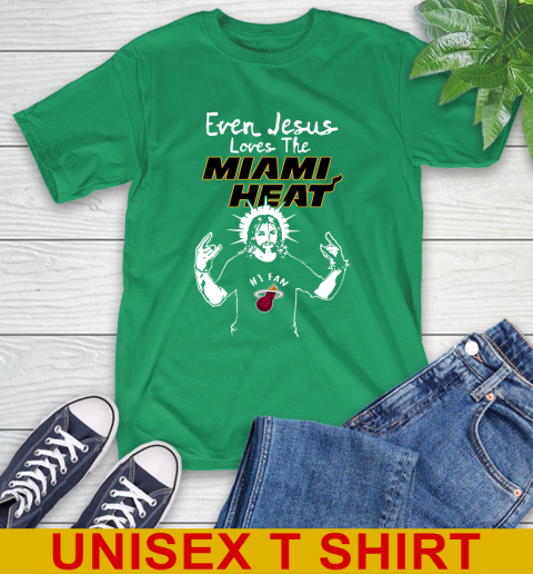 Miami Heat NBA Basketball Even Jesus Loves The Heat Shirt T-Shirt 7