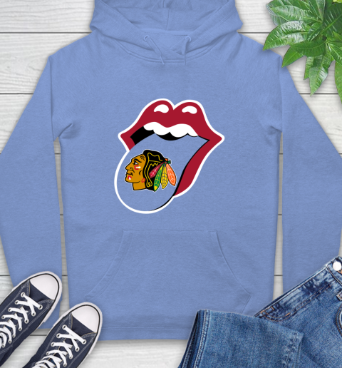 Chicago Blackhawks NHL Hockey Lips I Root For My Team Adoring Fan 23