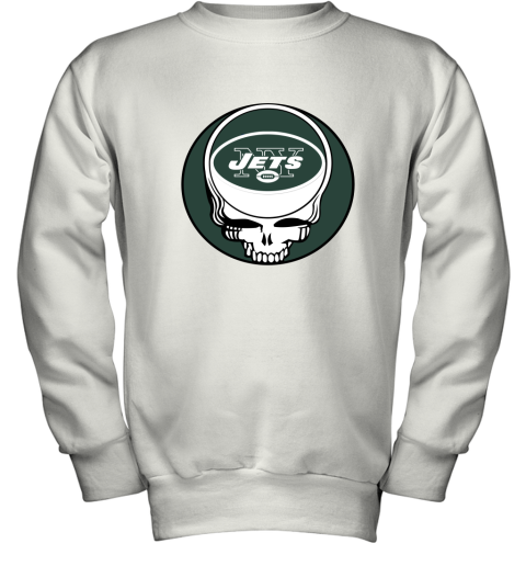 NFL Team New York Jets x Grateful Dead Logo Band Youth Sweatshirt