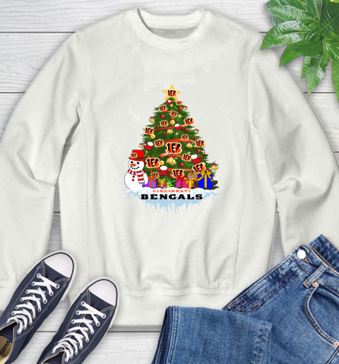 Cincinnati Bengals Merry Christmas NFL Football Sports Sweatshirt