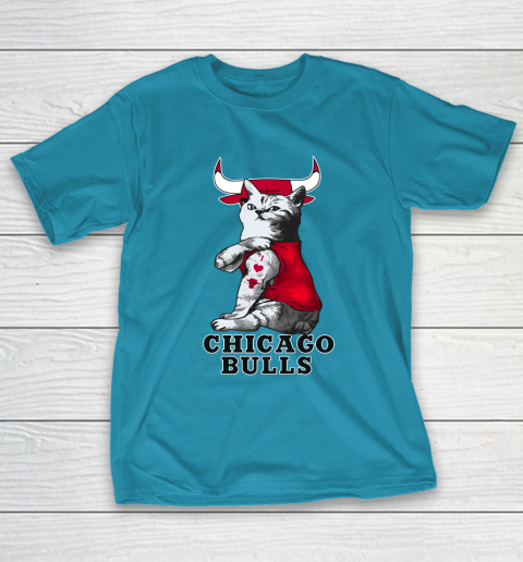 NBA Basketball My Cat Loves Chicago Bulls T-Shirt 7