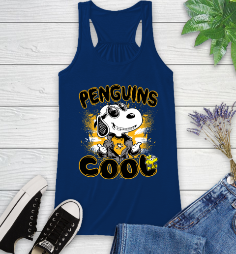 NHL Hockey Pittsburgh Penguins Cool Snoopy Shirt Racerback Tank 6