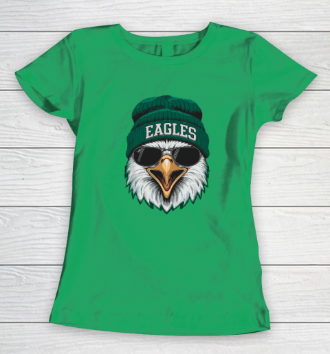 Cool Face Eagles With Sunglasses Vintage Funny Women's T-Shirt 4