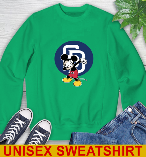 San Diego Padres MLB Baseball Dabbing Mickey Disney Sports Sweatshirt 6