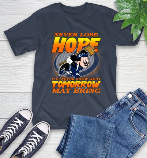 Tampa Bay Lightning NHL Hockey ootball Mickey Disney Never Lose Hope T-Shirt 4 Tampa Bay Lightning NHL Hockey ootball Mickey Disney Never Lose Hope T-Shirt - Image 4