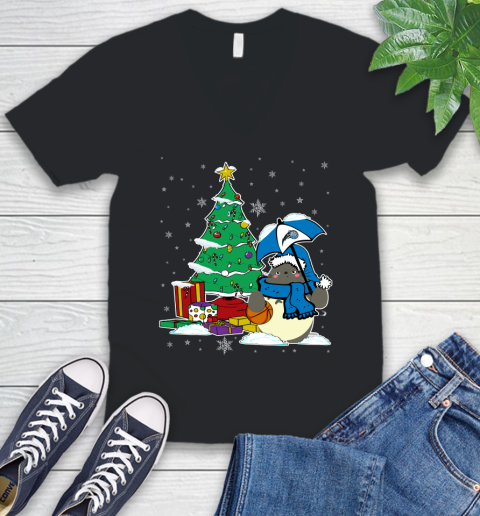 Orlando Magic NBA Basketball Cute Tonari No Totoro Christmas Sports V-Neck T-Shirt