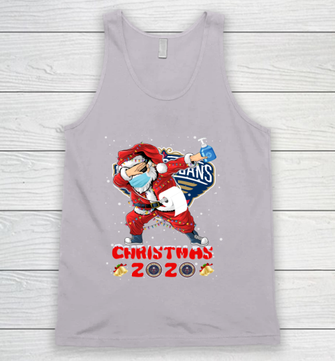 New Orleans Pelicans Funny Santa Claus Dabbing Christmas 2020 NBA Tank Top 3